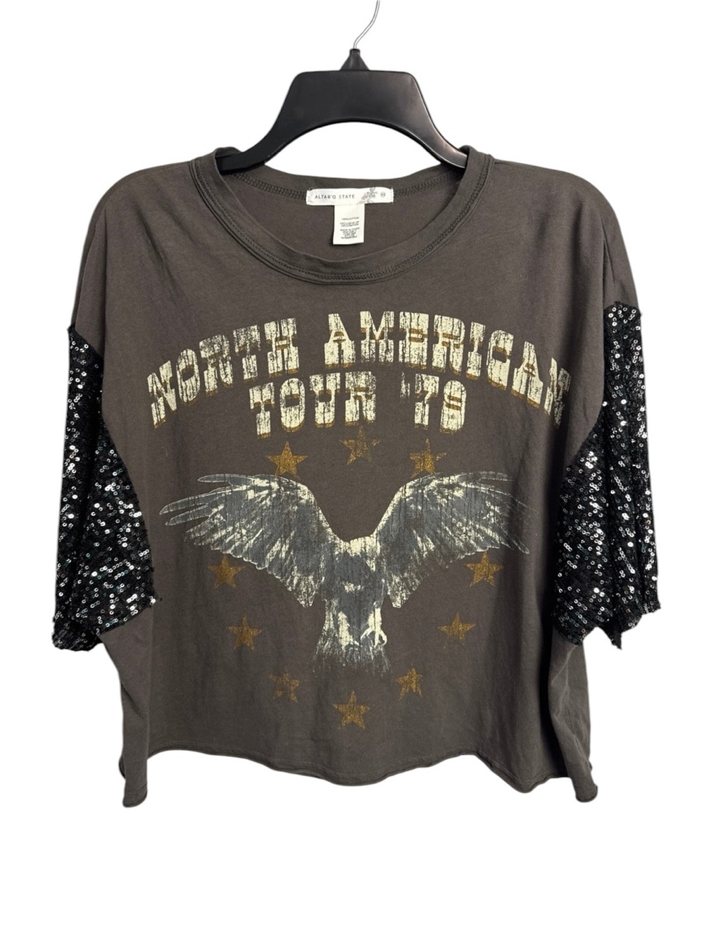 Altar’d state XS North American Tour ‘79 sequin embellished sleeves western chic